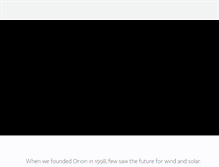 Tablet Screenshot of orionrenewables.com